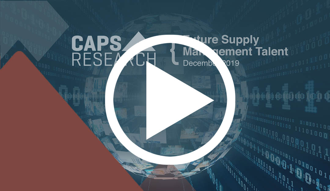 Future Supply Management Talent research video 